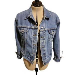 🎉HP🎉 Levi's Trucker Jacket Sz L Vintage Y2K